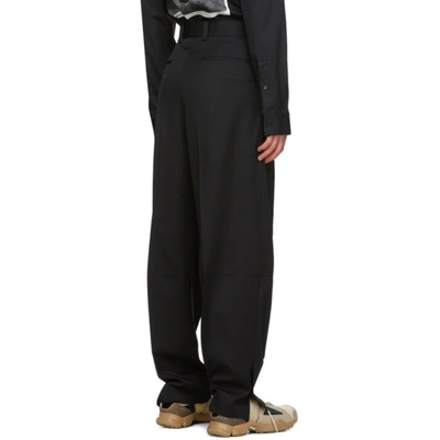 Oamc Colonel Wool Pants In Black