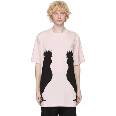 Shop Loewe Pink Rooster T-shirt In 7080 Pink