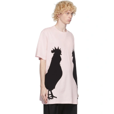 Shop Loewe Pink Rooster T-shirt In 7080 Pink