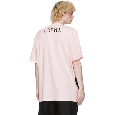 Shop Loewe Pink Rooster T-shirt In 7080 Pink