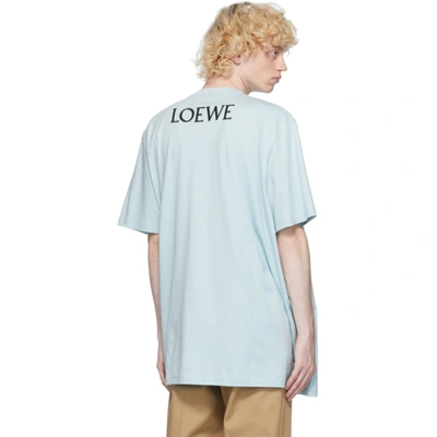 Shop Loewe Blue Goose T-shirt In 6410 Blue