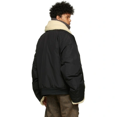 Shop A. A. Spectrum Black Mongolian Fleece Jacket
