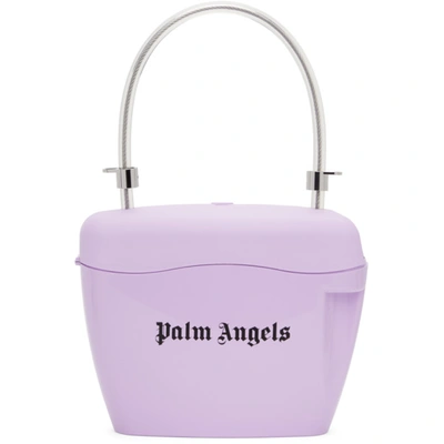 PALM ANGELS 紫色 PADLOCK 单肩包
