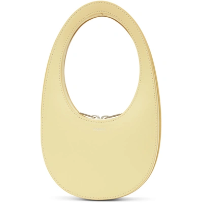 Shop Coperni Yellow Mini Swipe Bag In Baby Yellow