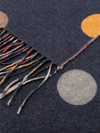 Shop Paul Smith Wool Scarf In Multicolor