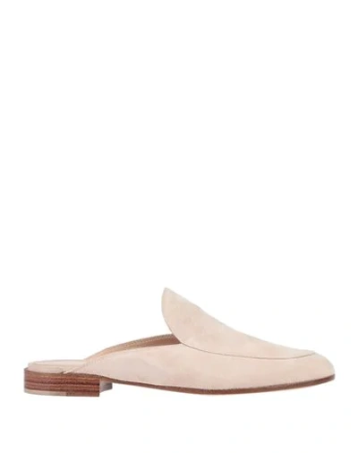 Shop Gianvito Rossi Mules In Light Pink