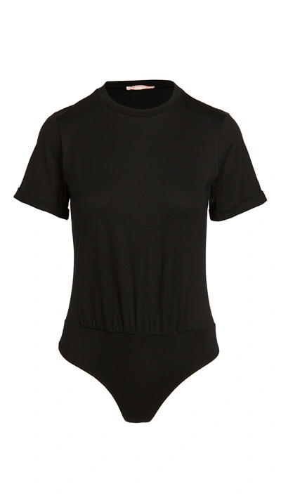 Shop Re:named Re: Named Basic Bodysuit In Black