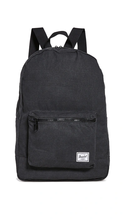 Shop Herschel Supply Co. Cotton Casuals Daypack Backpack In Black