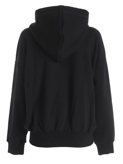 Shop Diesel Women's Black Cotton Sweatshirt
