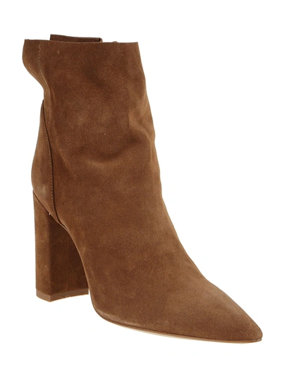 Shop Anna F Women's Brown Suede Ankle Boots