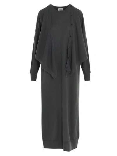 Shop Lemaire Women's Grey Dress