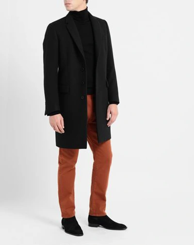 Shop 8 By Yoox Merino Wool Essential Roll-neck Sweater Man Turtleneck Black Size Xxl Merino Wool