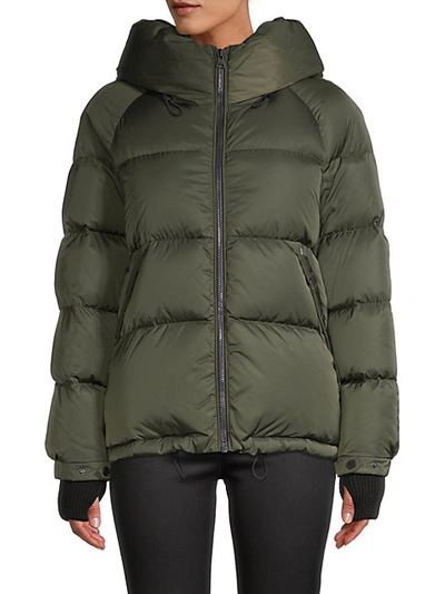 Shop Soia & Kyo Hooded Down Jacket In Dewberry