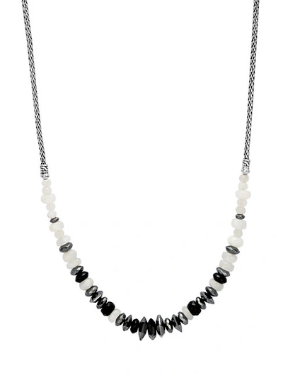 Shop John Hardy Classic Chain Crystals & Sterling Silver Necklace