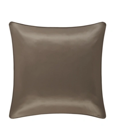 J Queen New York Cracked Ice Sham, European In Taupe