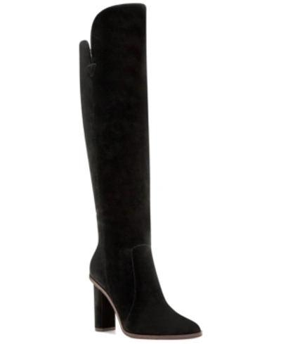 Shop Vince Camuto Women's Palley Over-the-knee Boots Women's Shoes In Black