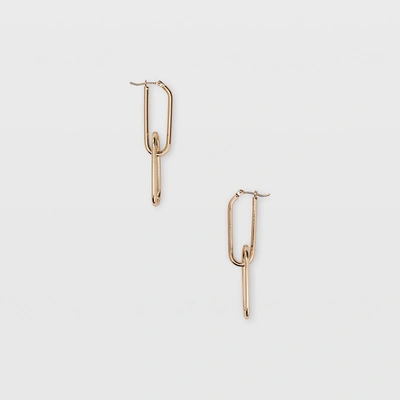 Shop Club Monaco Gold Link Drop Earrings In Size One Size