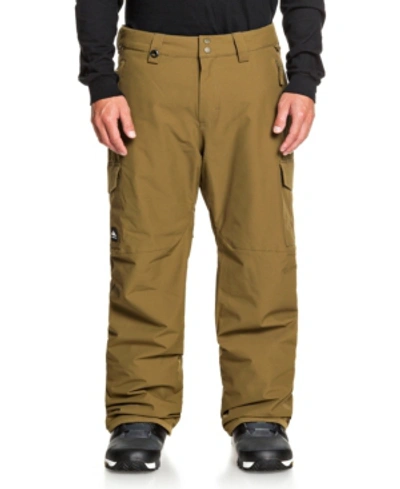 Shop Quiksilver Men's Porter Shell Pants In Military Olive