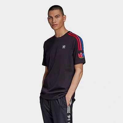 Adidas Originals Adidas Original T-shirt With Lock Up 3d Trefoil In Black |  ModeSens