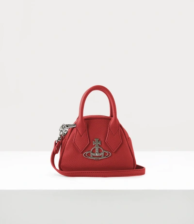 Shop Vivienne Westwood Johanna Mini Yasmine Bag Red