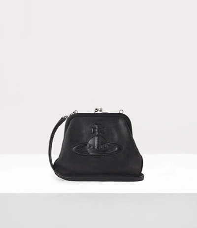 Shop Vivienne Westwood Chelsea Vivienne's Clutch Bag Black