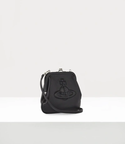 Shop Vivienne Westwood Chelsea Vivienne's Clutch Bag Black