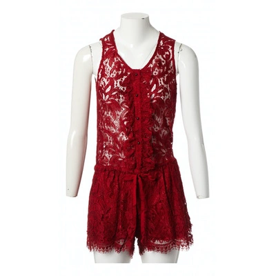 Pre-owned Dolce & Gabbana Jumpsuit In Red