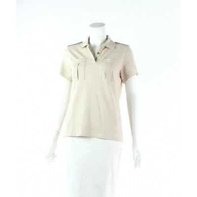 Pre-owned Mulberry Beige Cotton  Top