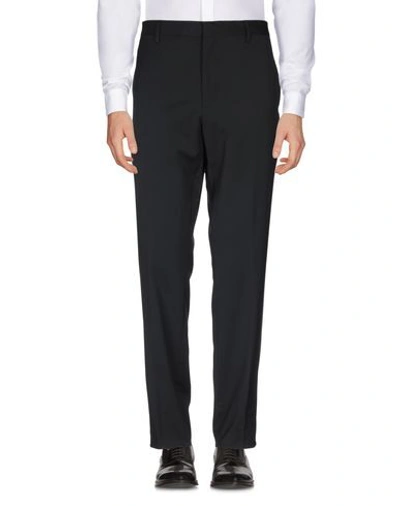 Shop Burberry Pants In Black