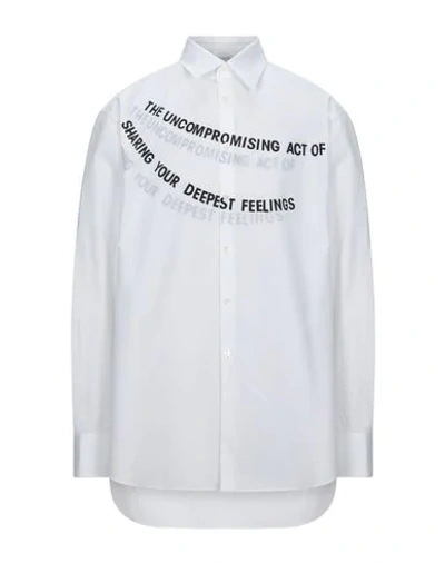 Shop Valentino Shirts In White