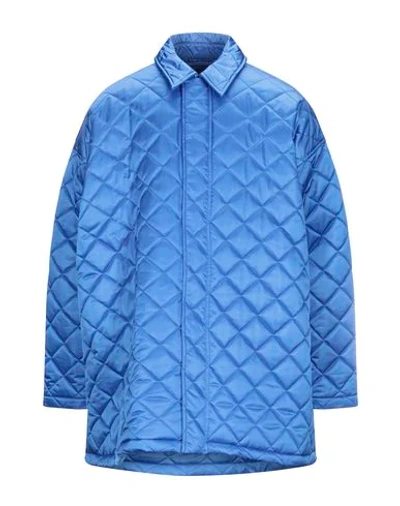 Shop Balenciaga Jackets In Blue