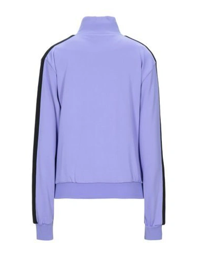 Shop Balenciaga Sweatshirts In Mauve