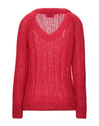 Shop Prada Sweaters In Red