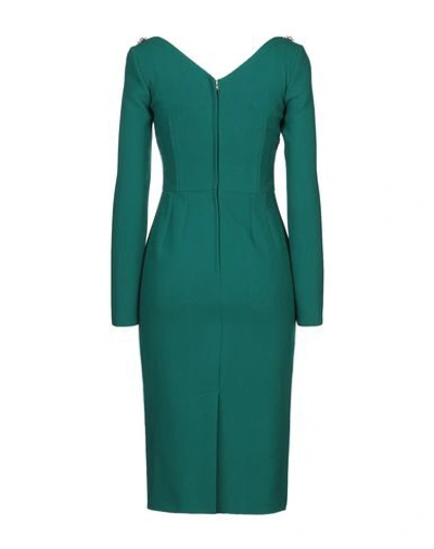 Dolce & Gabbana Midi Dresses In Green