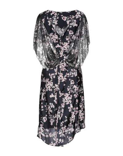 Shop Rabanne Woman Mini Dress Midnight Blue Size 8 Aluminum, Polyester