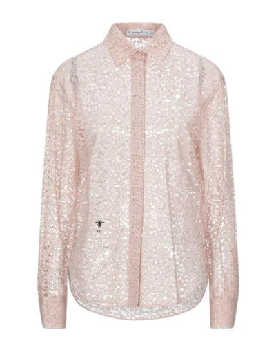 Shop Dior Shirts In Light Pink