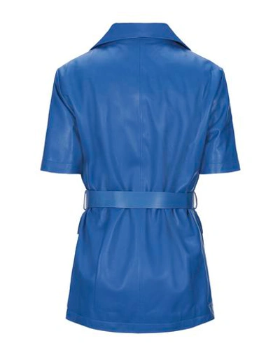 Shop Rochas Suit Jackets In Bright Blue