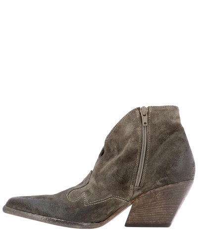 Shop Strategia Women's Grey Suede Ankle Boots