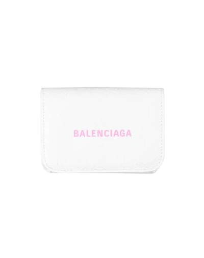 Shop Balenciaga Wallet In White