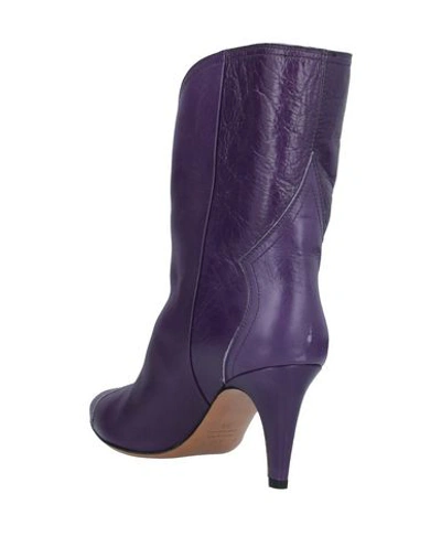 Isabel Marant Ankle Boots In Purple