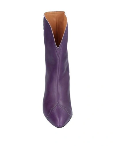 Isabel Marant Ankle Boots In Purple
