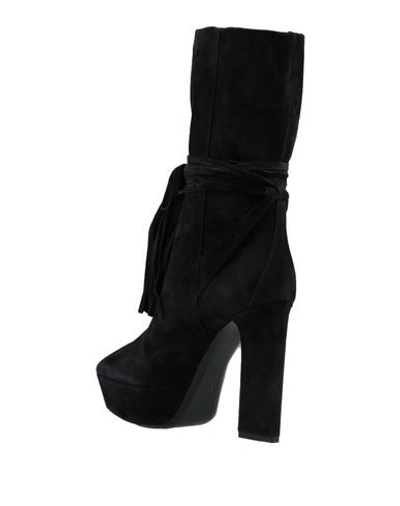 Shop Saint Laurent Woman Ankle Boots Black Size 5 Soft Leather