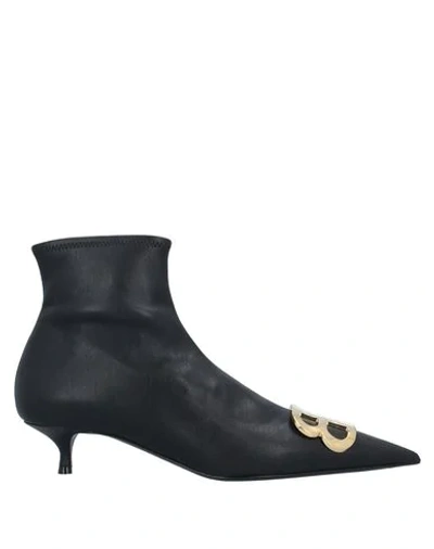 Shop Balenciaga Ankle Boots In Black