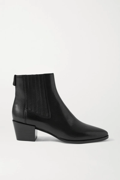 Shop Rag & Bone Rover Leather Chelsea Boots In Black