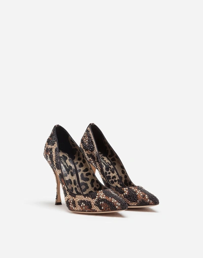 Shop Dolce & Gabbana Leopard-print Pumps