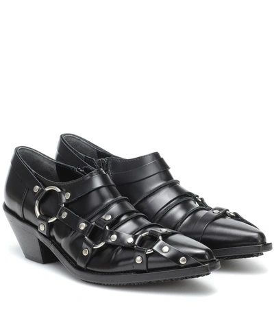 Shop Junya Watanabe Leather Shoes In Black