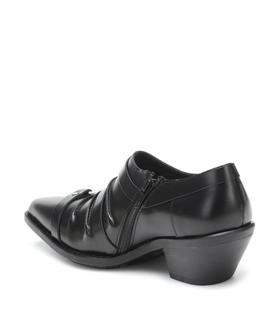 Shop Junya Watanabe Leather Shoes In Black