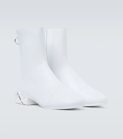 Shop Raf Simons Solaris-2 High Boots In White