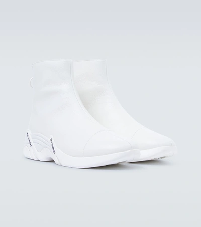 Shop Raf Simons Cylon Boots In White