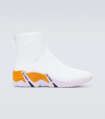 Shop Raf Simons Cylon Boots In White